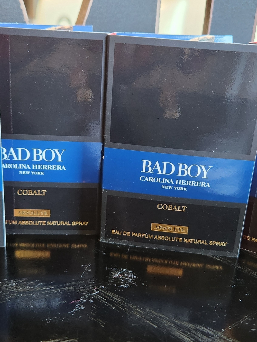 Carolina Herrera Bad Boy Cobalt - Black & Blue Box - Picture 2 of 3